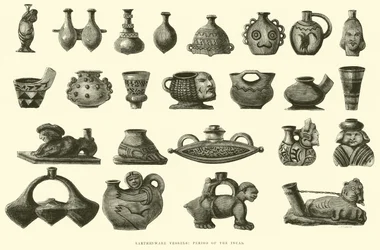 Irdene Gefäße, Zeit der Inkas